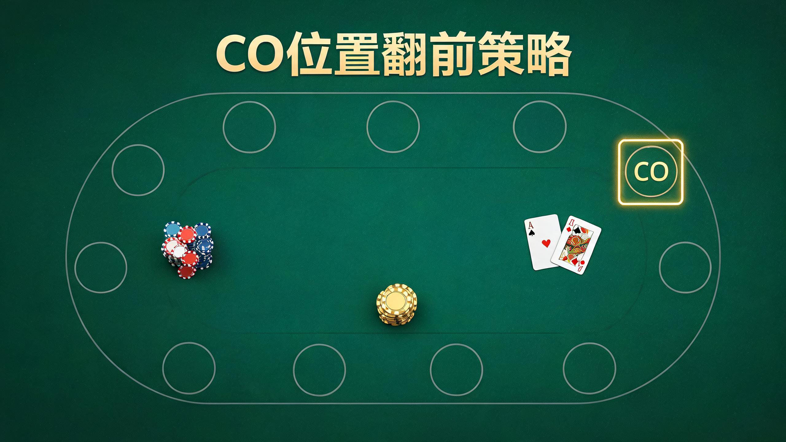 9Max双大盲CO位置翻前策略:三个场景的完整决策框架