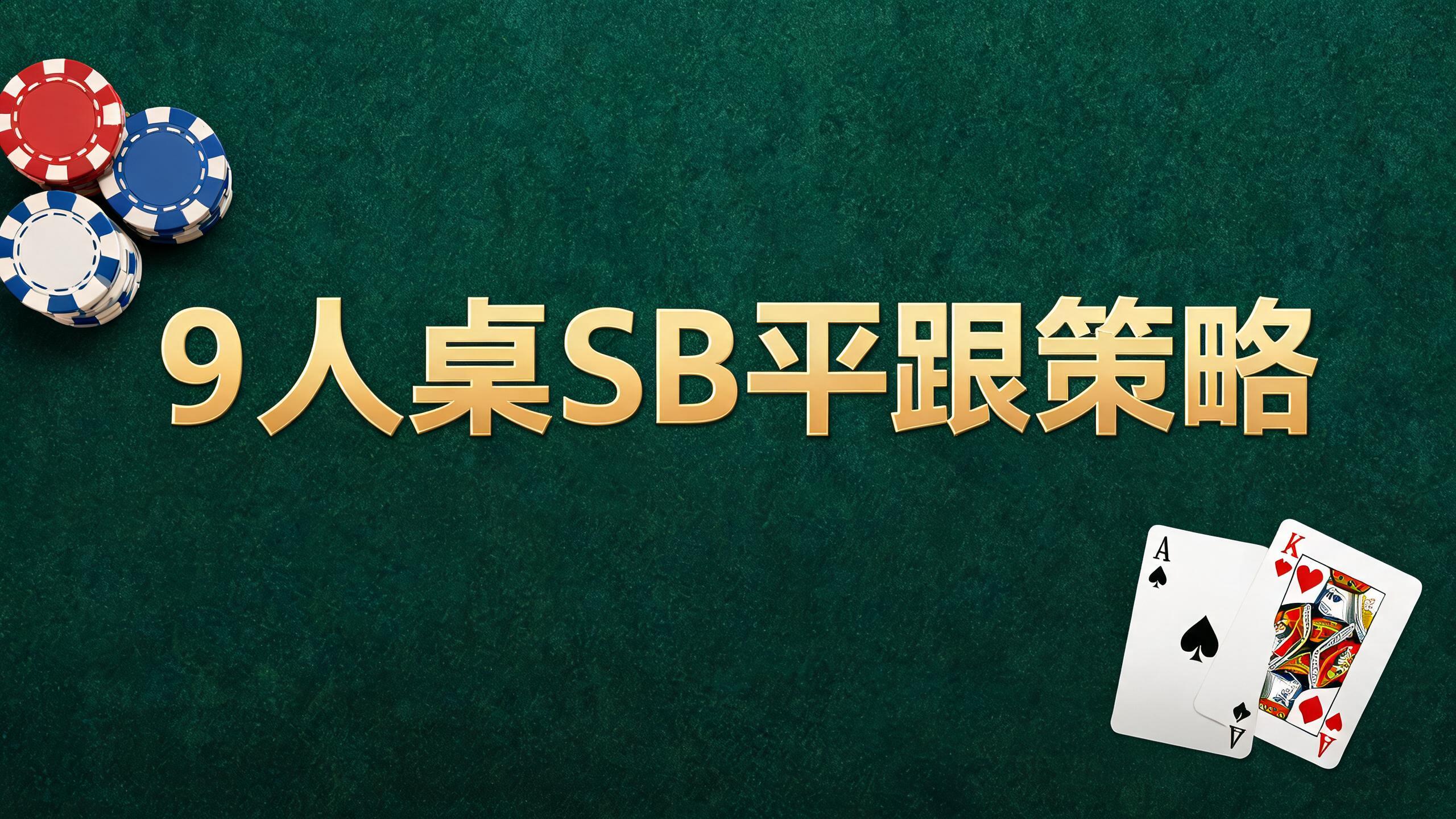 9人桌SB对战BB：平跟83%背后的GTO逻辑
