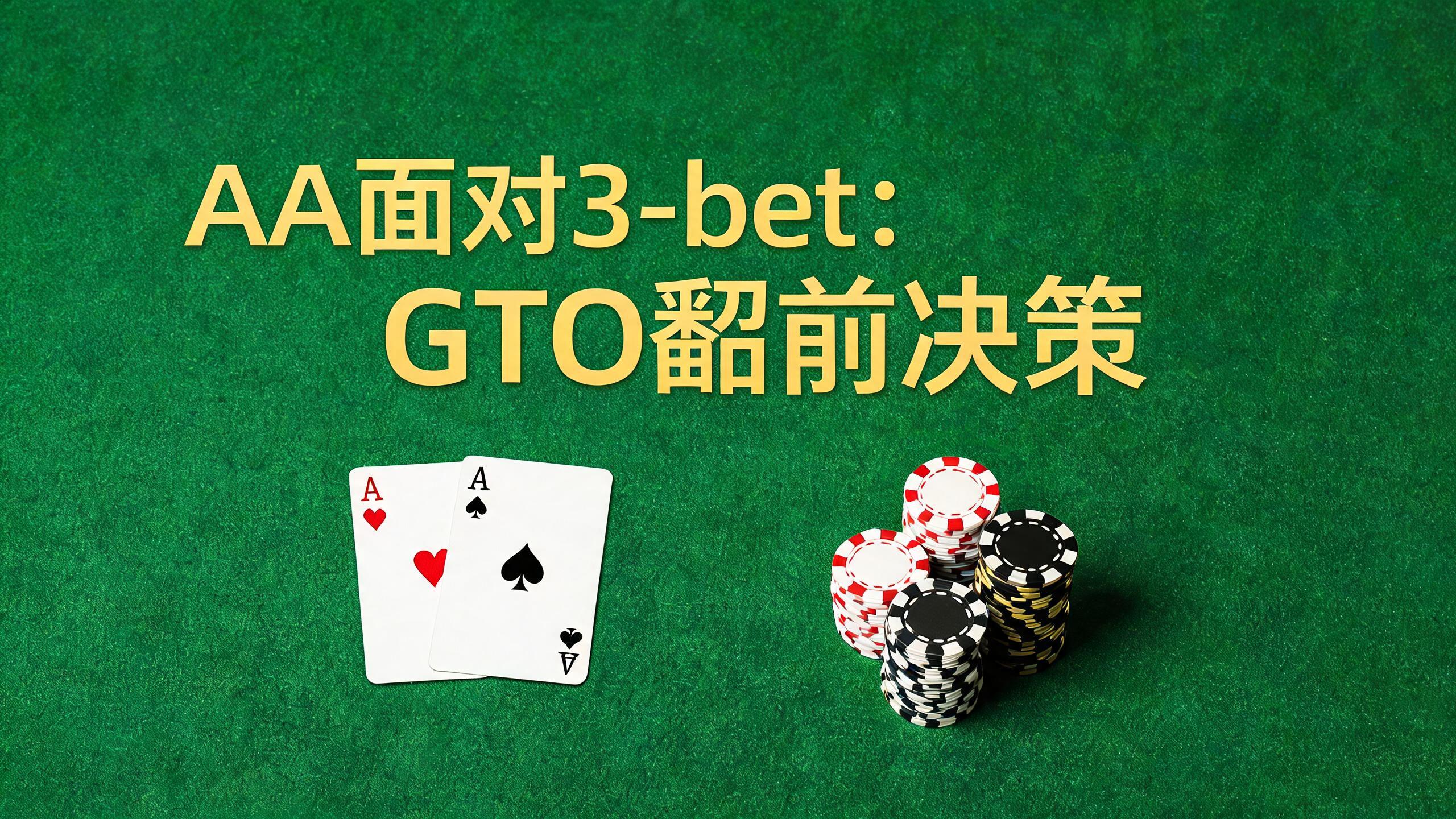 AA面对3-bet该Call还是全压？8Max MTT的GTO答案