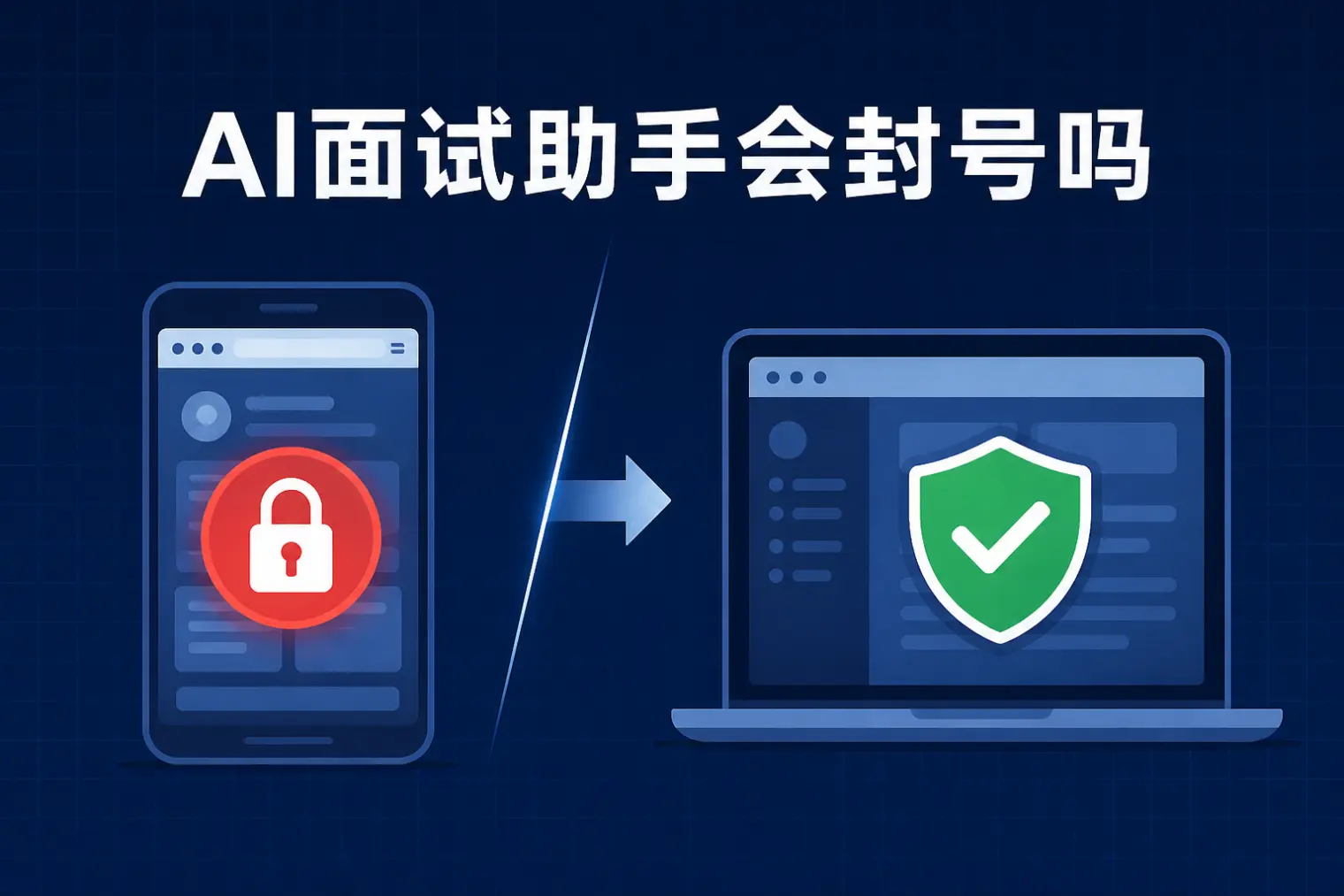 用AI面试助手会不会被招聘平台封号?账号安全全解析