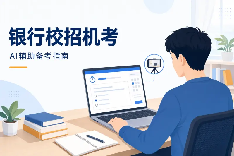 银行校招机考怎么准备?行测+性格测评+AI辅助不切屏方案(2026)