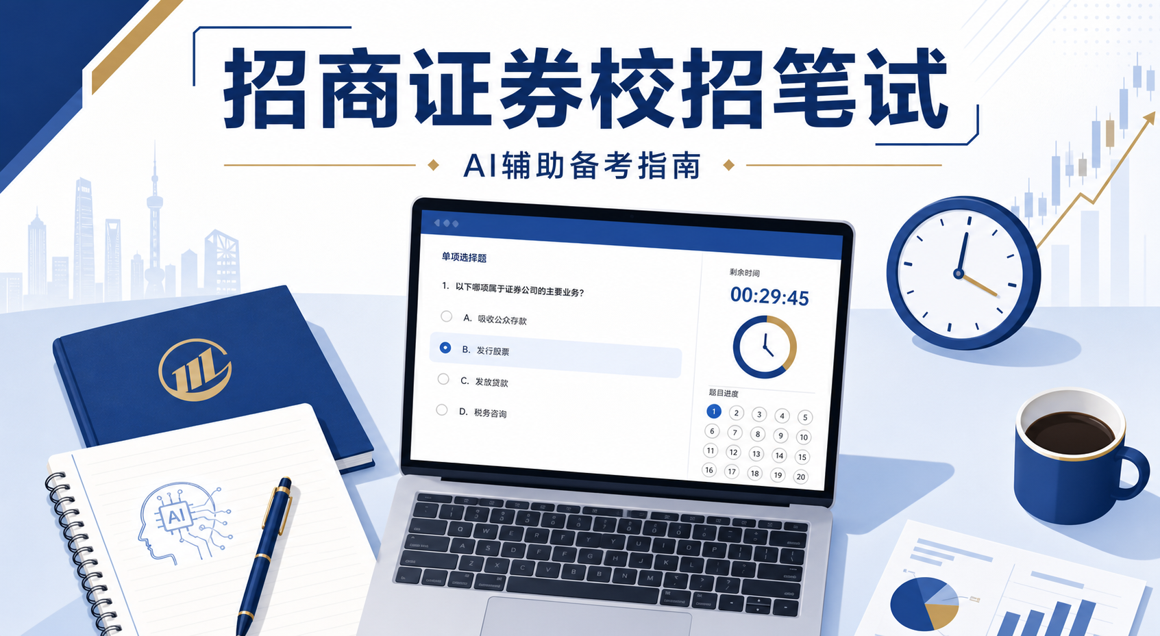 招商证券校招笔试AI辅助怎么用:三段测评拆开准备