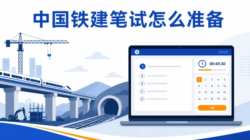 中国铁建笔试AI辅助:各局系统不统一怎么备考