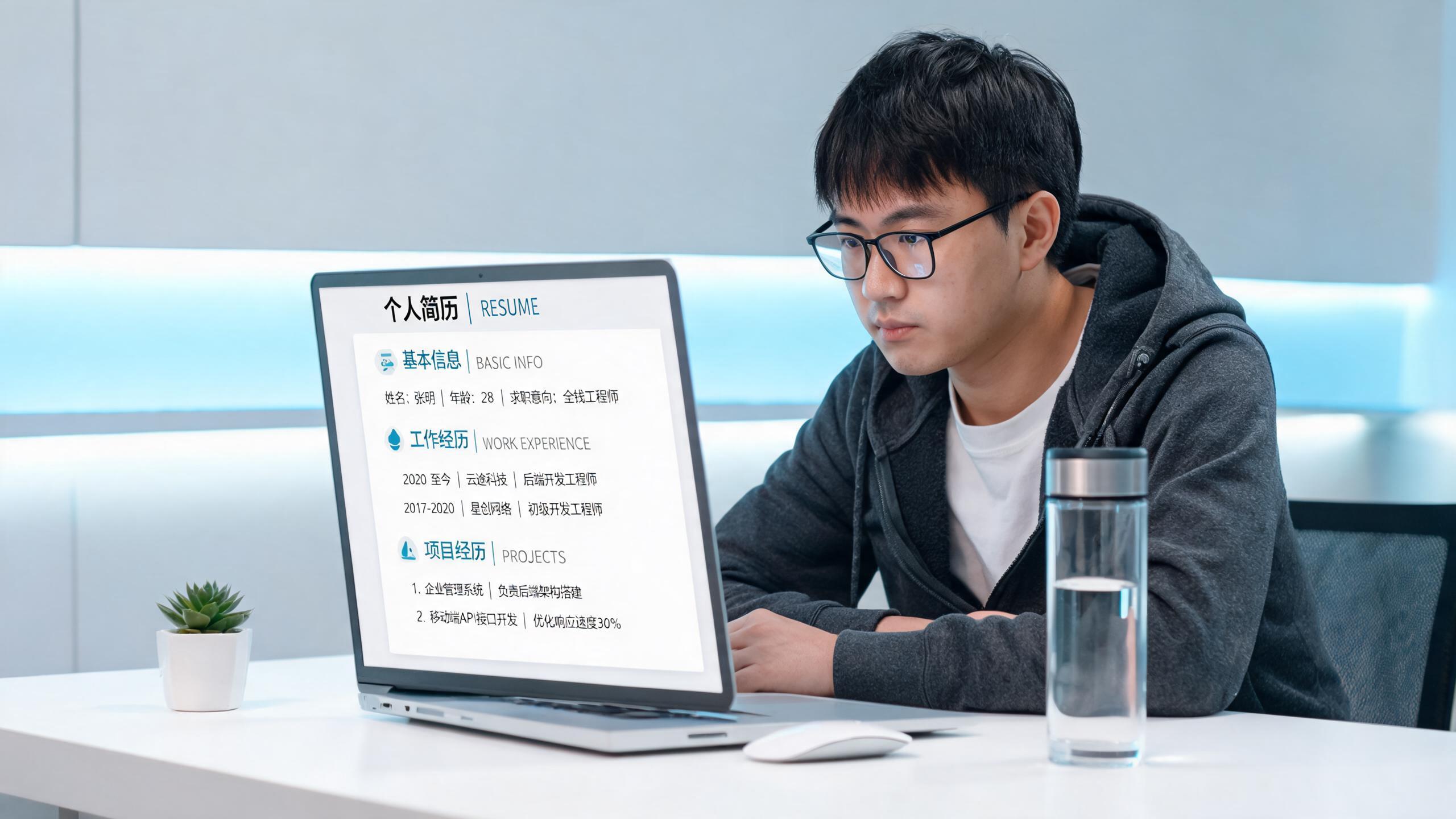 程序员简历怎么写:从技术栈到项目描述,2026年通过AI筛选的完整攻略