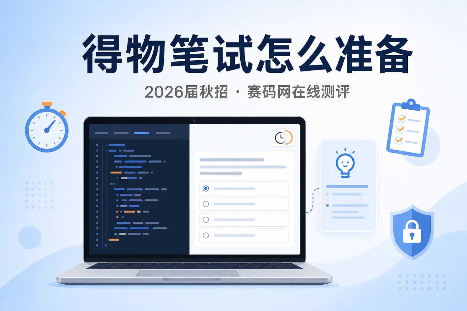 得物2026届秋招笔试考什么?AI辅助怎么用