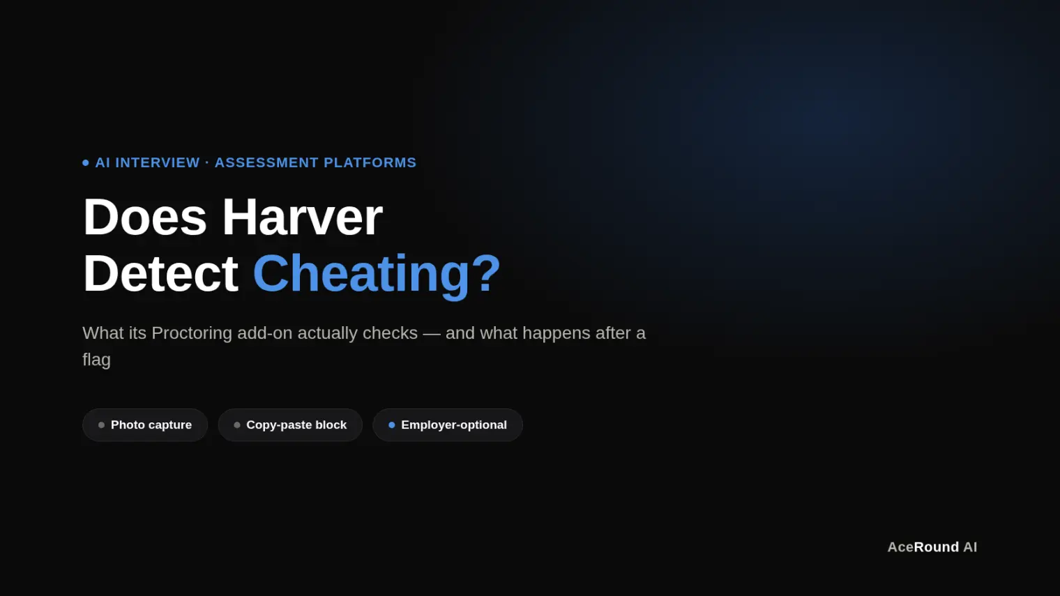 Does Harver Detect Cheating? What Its Proctoring Actually Checks