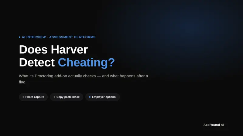 Does Harver Detect Cheating? What Its Proctoring Actually Checks
