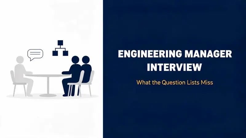 Engineering Manager Interview AI: Prep for the Round Question Lists Don't Cover