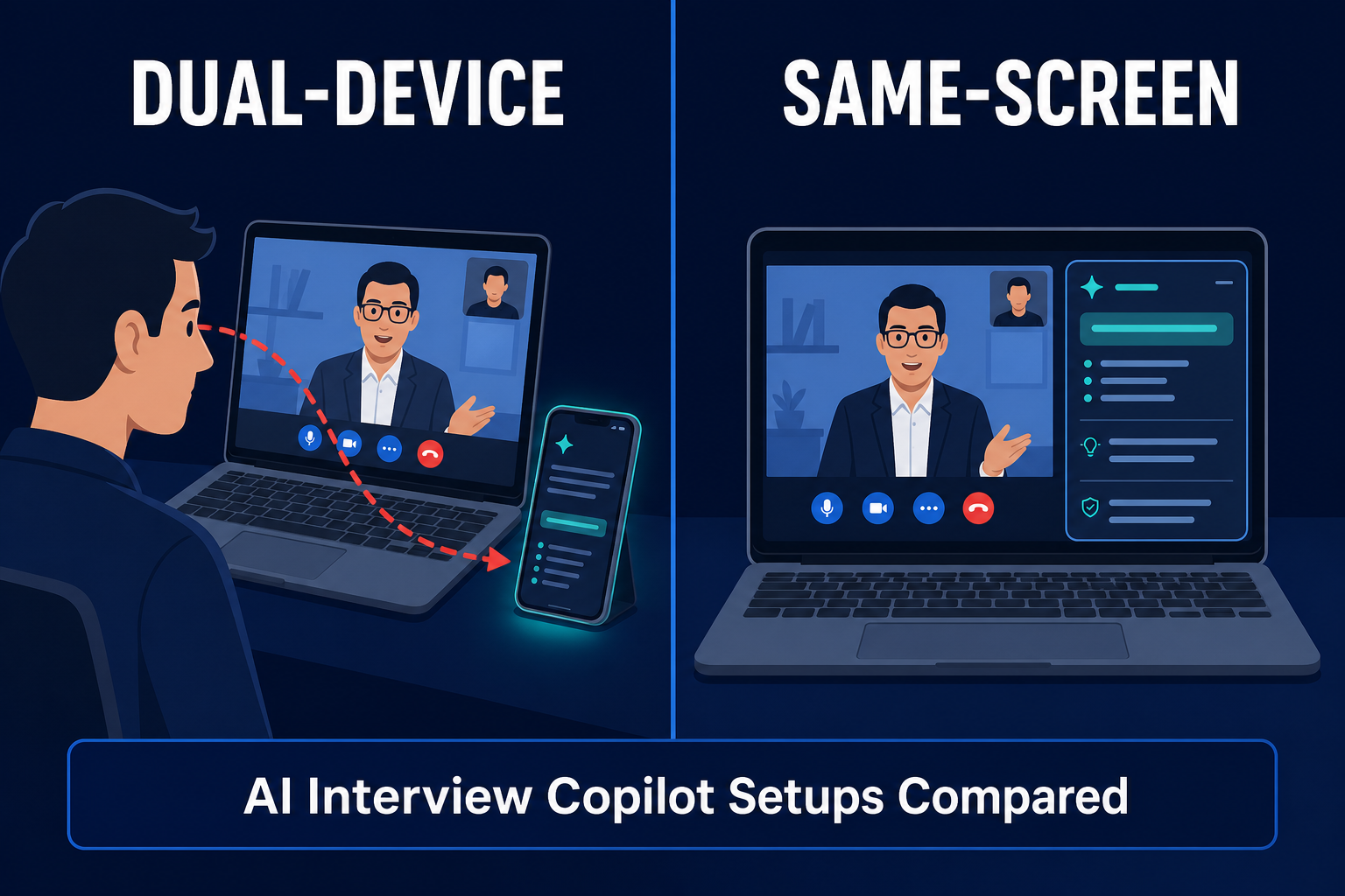 Best InterviewFox Alternatives in 2026: Same-Screen vs. Dual-Device Risk