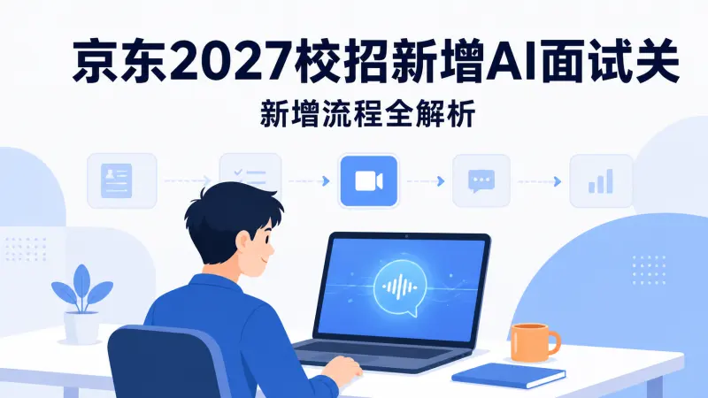 京东AI面试怎么面?2027校招新增环节全解析