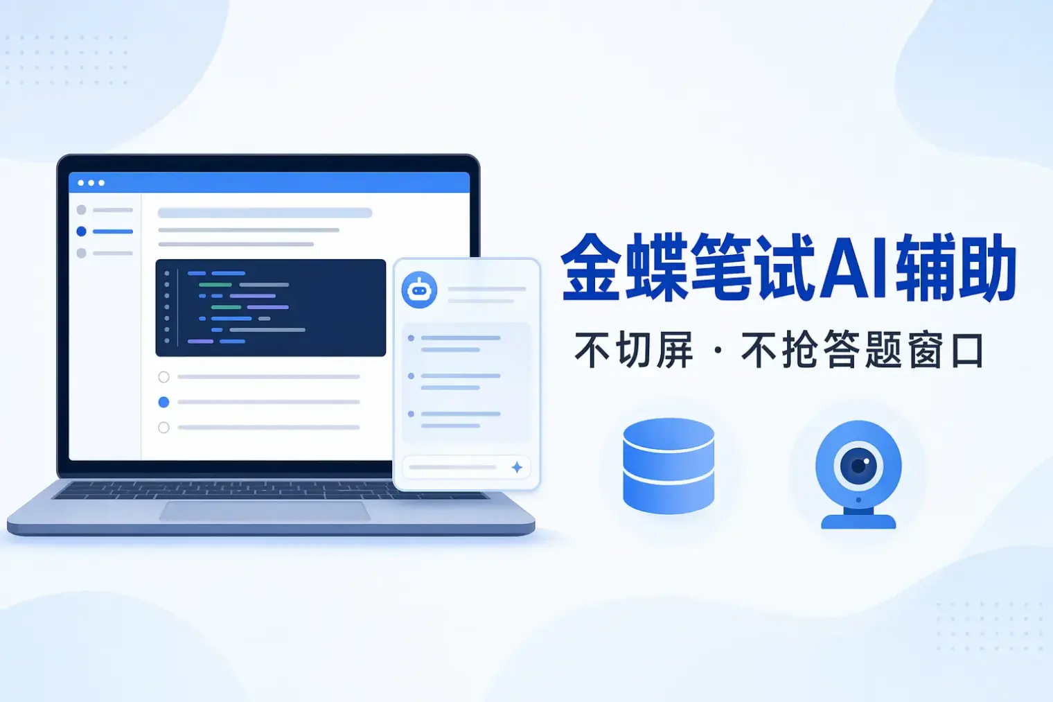 金蝶笔试怎么准备?百一系统技术题、行测和性格测评AI辅助指南