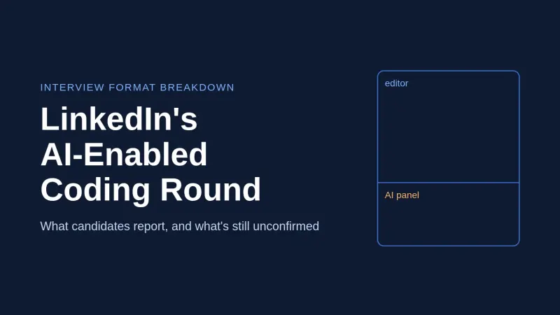 LinkedIn's AI-Enabled Coding Interview: What Candidates Report and How to Prepare