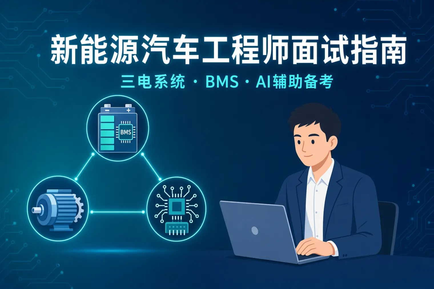 新能源汽车工程师面试怎么准备:三电系统笔试与技术面AI辅助指南