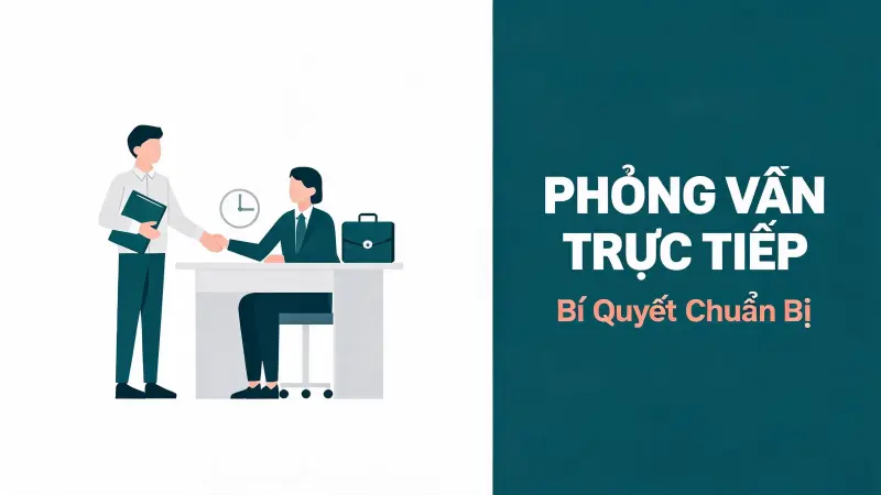 Phỏng Vấn Trực Tiếp: Bí Quyết Chuẩn Bị Khác Hẳn Phỏng Vấn Online
