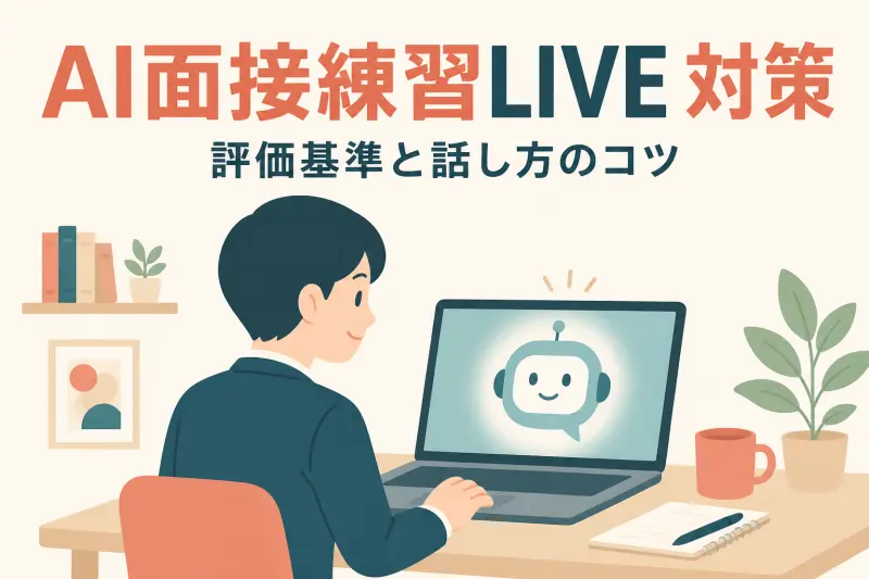 リクナビ「AI面接練習LIVE」対策|評価基準と話し方のコツ