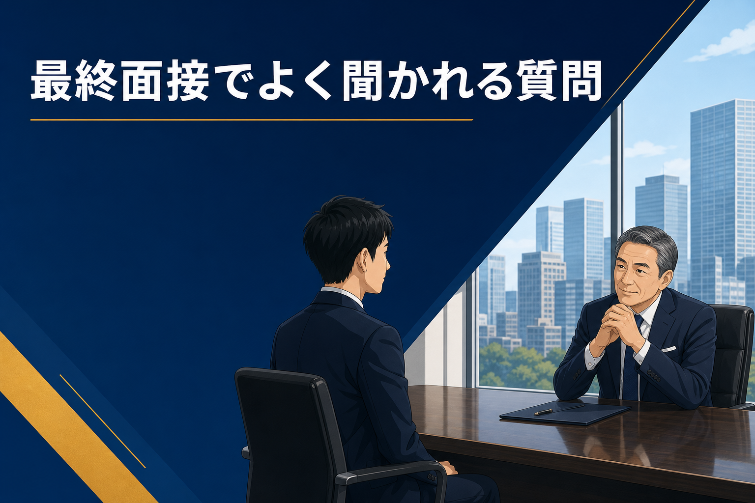 最終面接でよく聞かれる質問とAI模擬面接での対策法