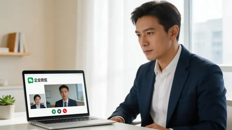 企业微信视频面试怎么用AI辅助:腾讯系公司面试实操指南