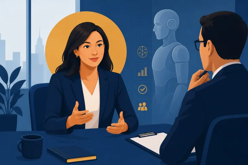 Phỏng vấn hỏi "Sao phải tuyển bạn, AI làm được rồi?" — cách trả lời thuyết phục