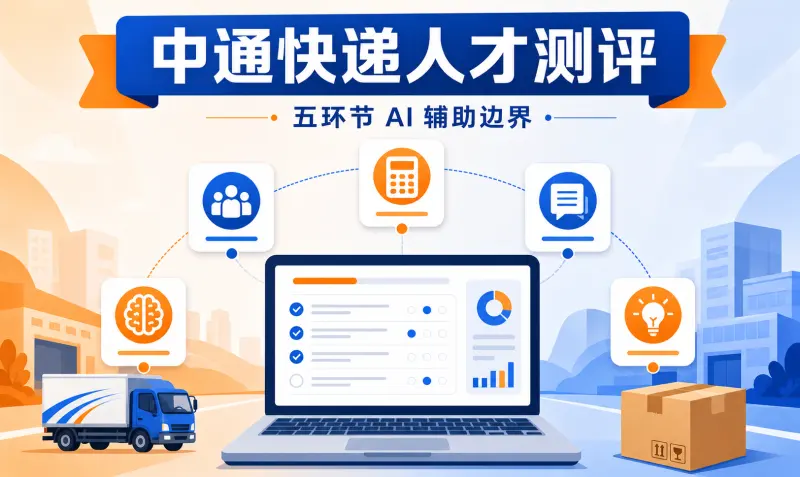 中通快递人才测评考什么?五环节AI辅助边界拆解