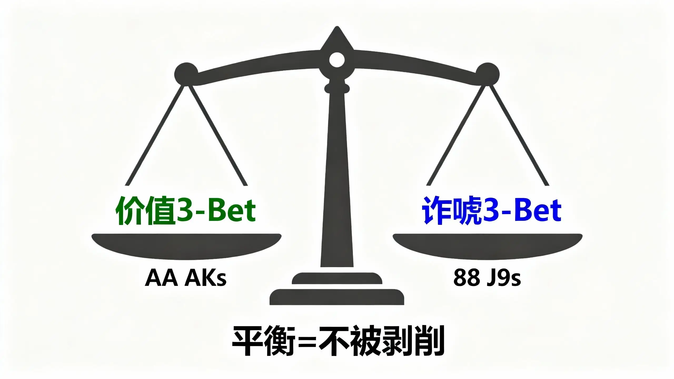 3-Bet策略平衡示意图